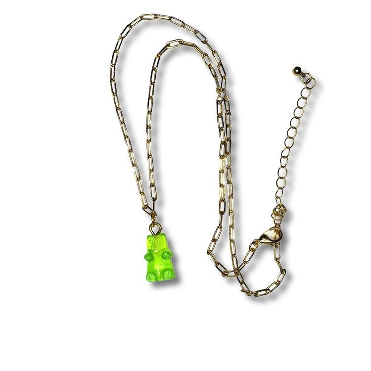 Gummy Bear Pendant Necklace