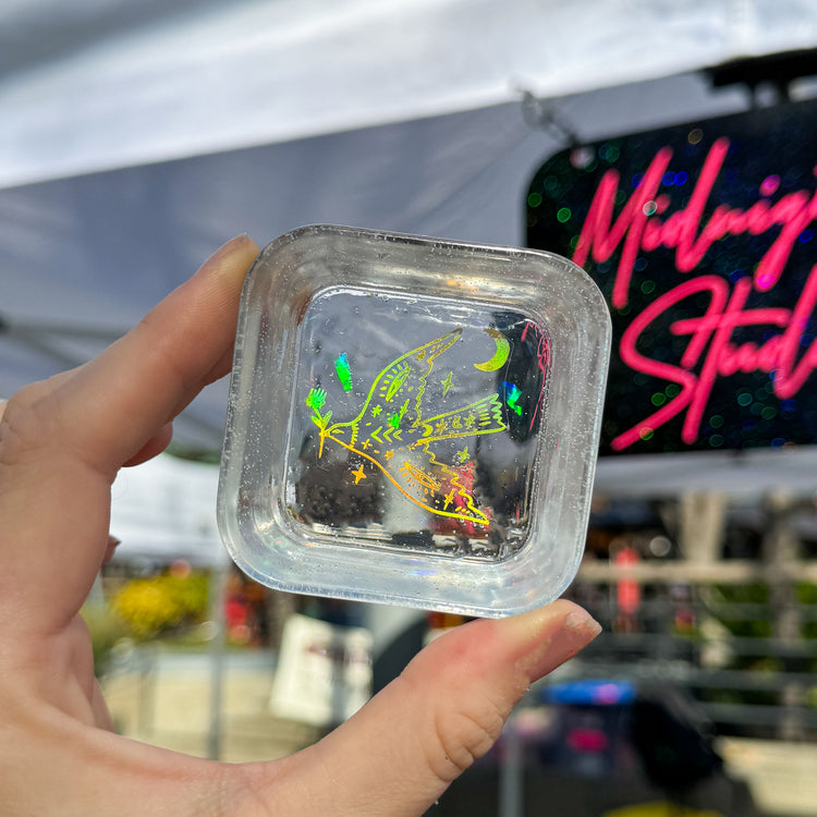 Holographic Bird Trinket Dish