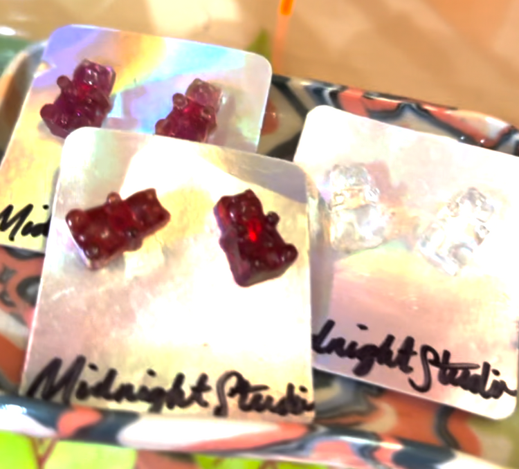 Gummy Bear Stud Earrings