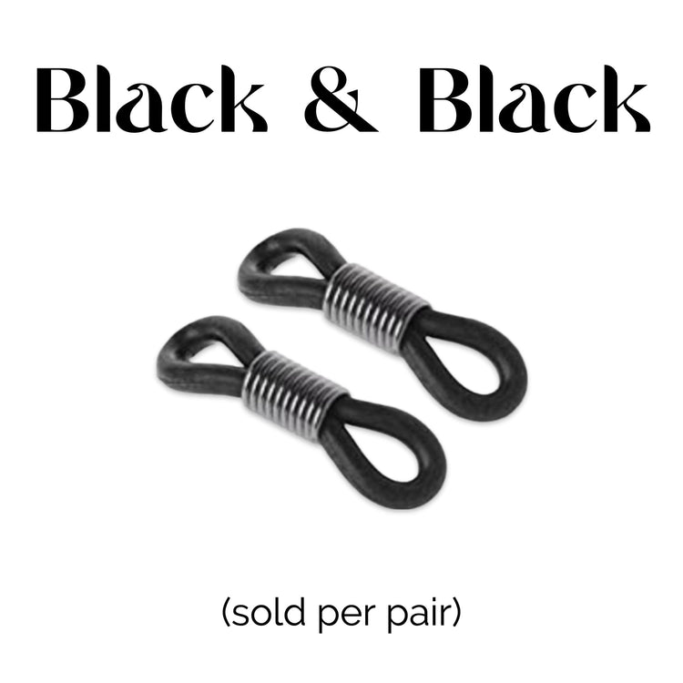 Adjustable Rubber Eyeglass Holders - Midnight Studio Rubber Eyeglass loops