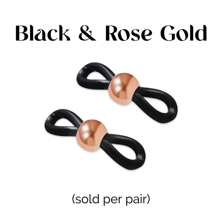 Adjustable Rubber Eyeglass Holders - Midnight Studio Rubber Eyeglass loops