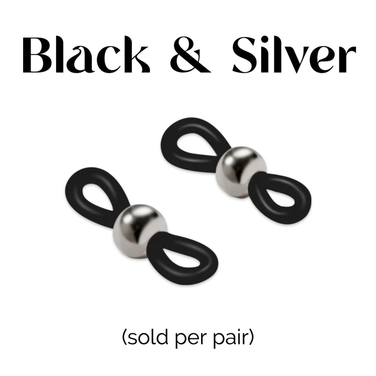 Adjustable Rubber Eyeglass Holders - Midnight Studio Rubber Eyeglass loops