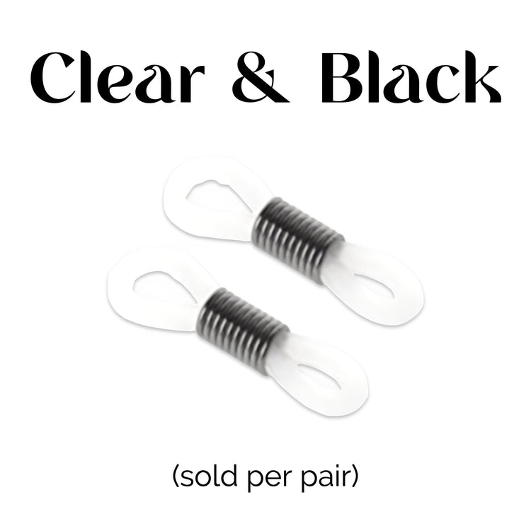 Adjustable Rubber Eyeglass Holders - Midnight Studio Rubber Eyeglass loops