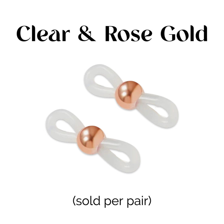 Adjustable Rubber Eyeglass Holders - Midnight Studio Rubber Eyeglass loops