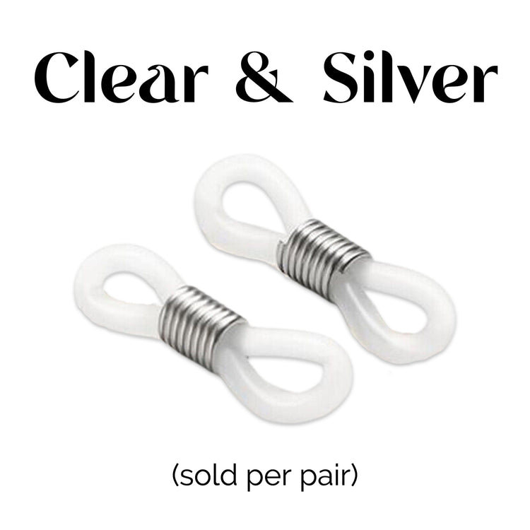 Adjustable Rubber Eyeglass Holders - Midnight Studio Rubber Eyeglass loops