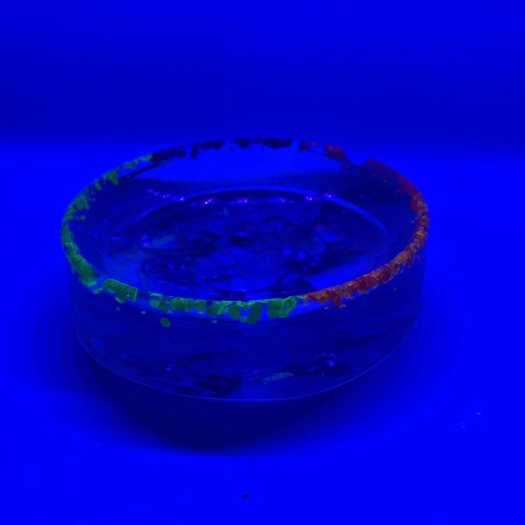 Ass N' Grass Iridescent Holographic Ashtray Ashtrays Midnight Studio