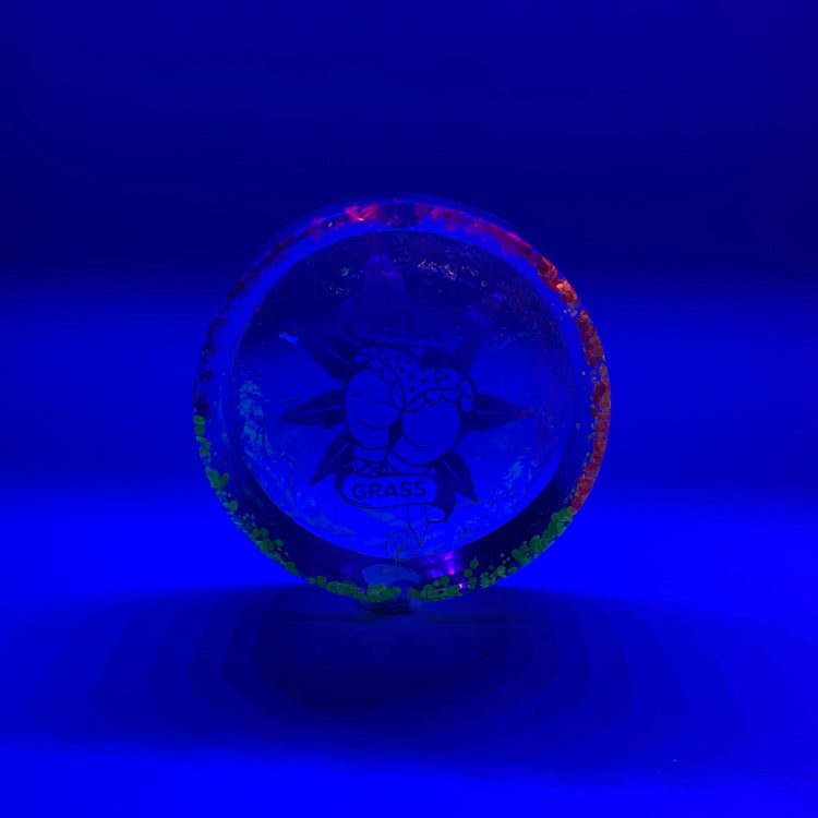 Ass N' Grass Iridescent Holographic Ashtray Ashtrays Midnight Studio