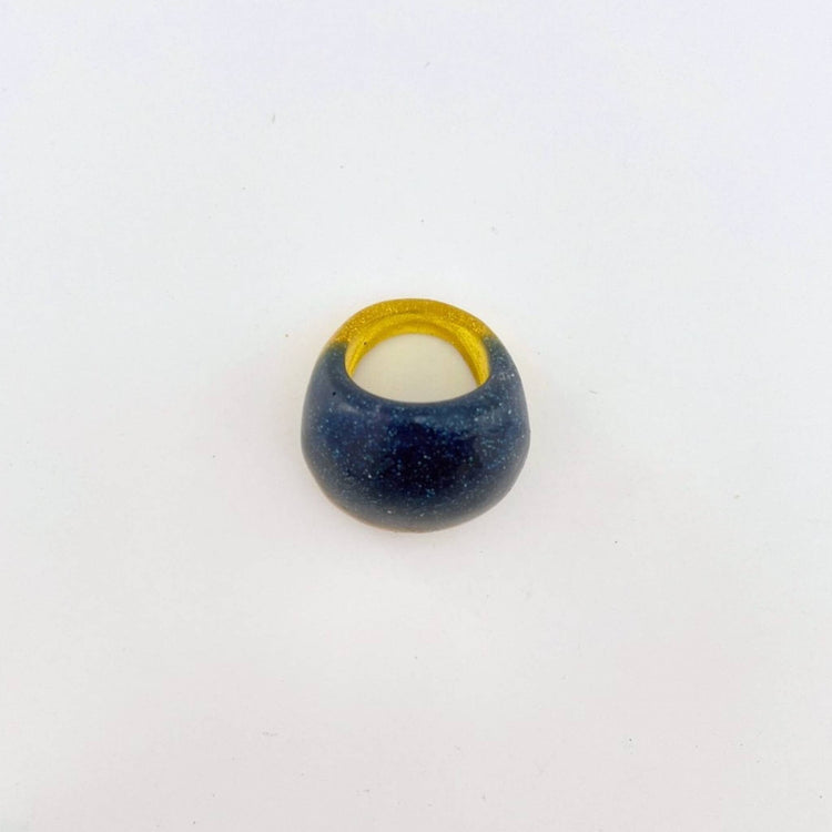 CHUNKY DOME SOLIDARITY RING (2 Styles) - Midnight Studio Rings