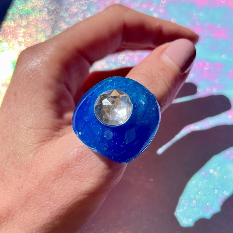 CHUNKY DOME SOLIDARITY RING (2 Styles) - Midnight Studio Rings