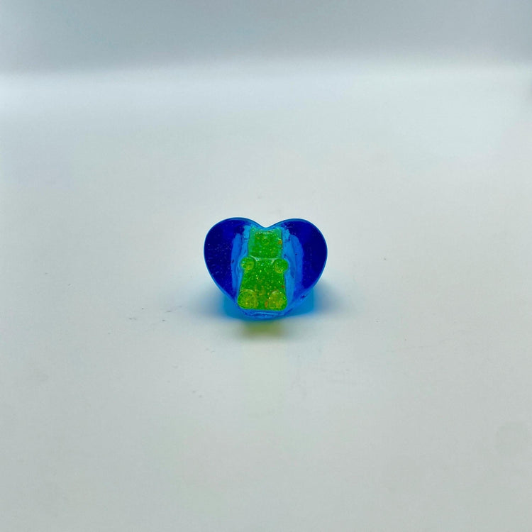 CHUNKY HEART SOLIDARITY RINGS (5 STYLES) - Midnight Studio Rings