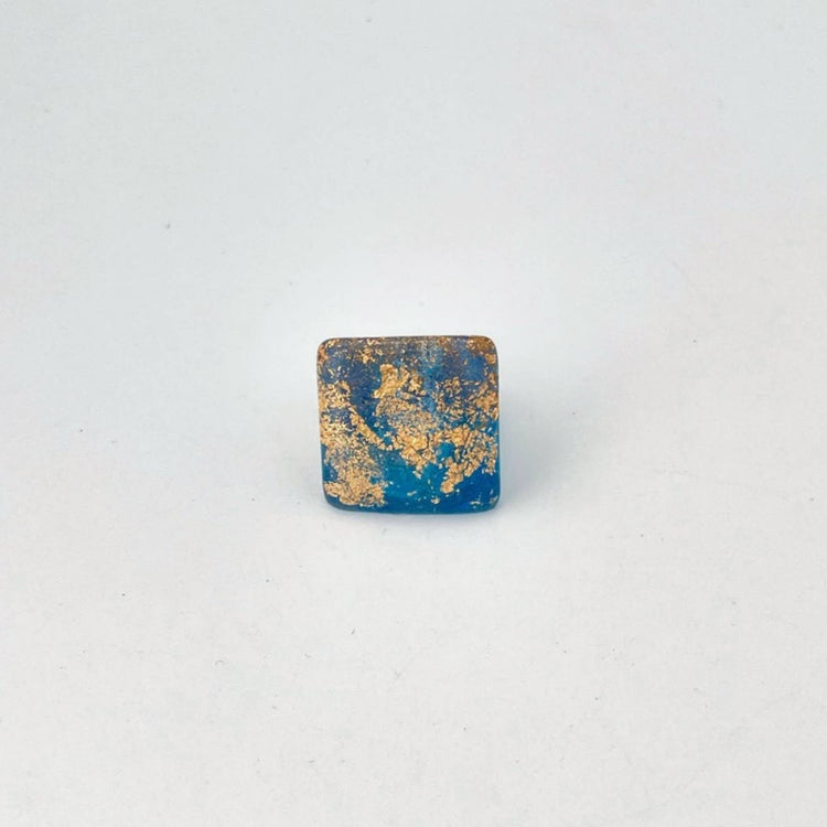 CHUNKY SQUARE SOLIDARITY RING (3 Styles) - Midnight Studio Rings