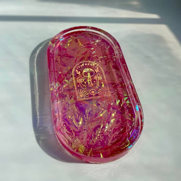Holographic Magic Shroom Trays Tray Midnight Studio