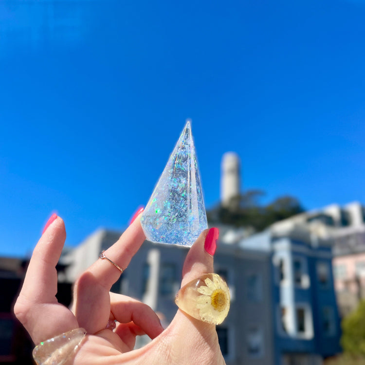 Iridescent Ring Holder Jewelry Holders Midnight Studio