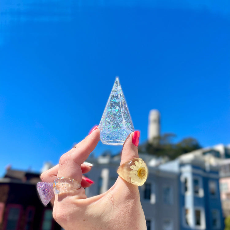 Iridescent Ring Holder Jewelry Holders Midnight Studio