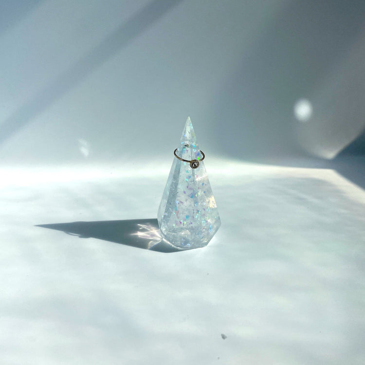 Iridescent Ring Holder Jewelry Holders Midnight Studio