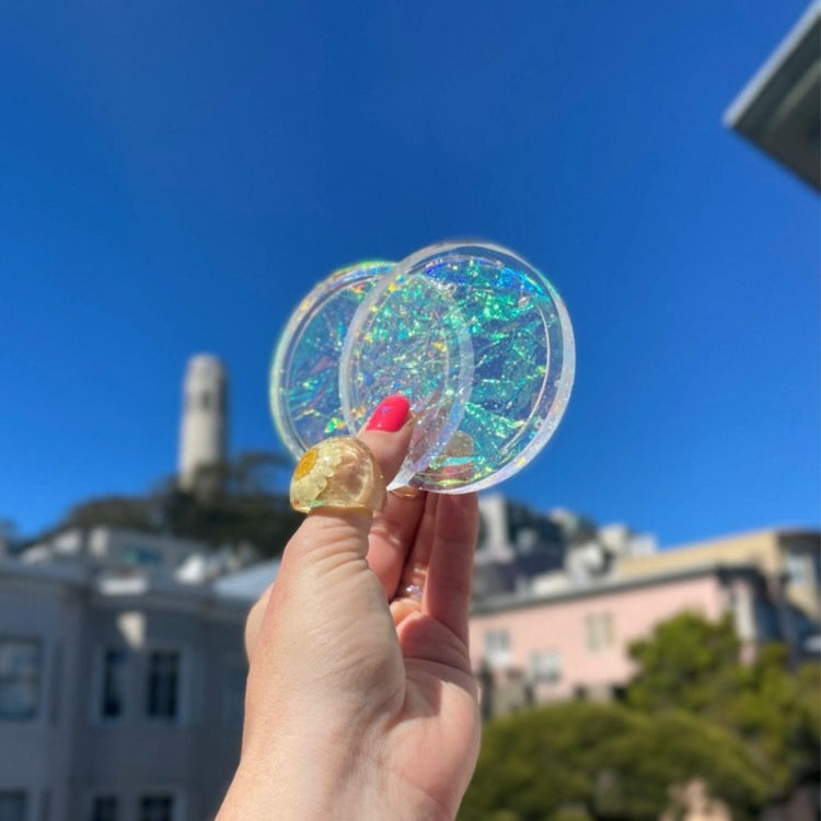 Mini Iridescent Coaster Set - Midnight Studio Coasters