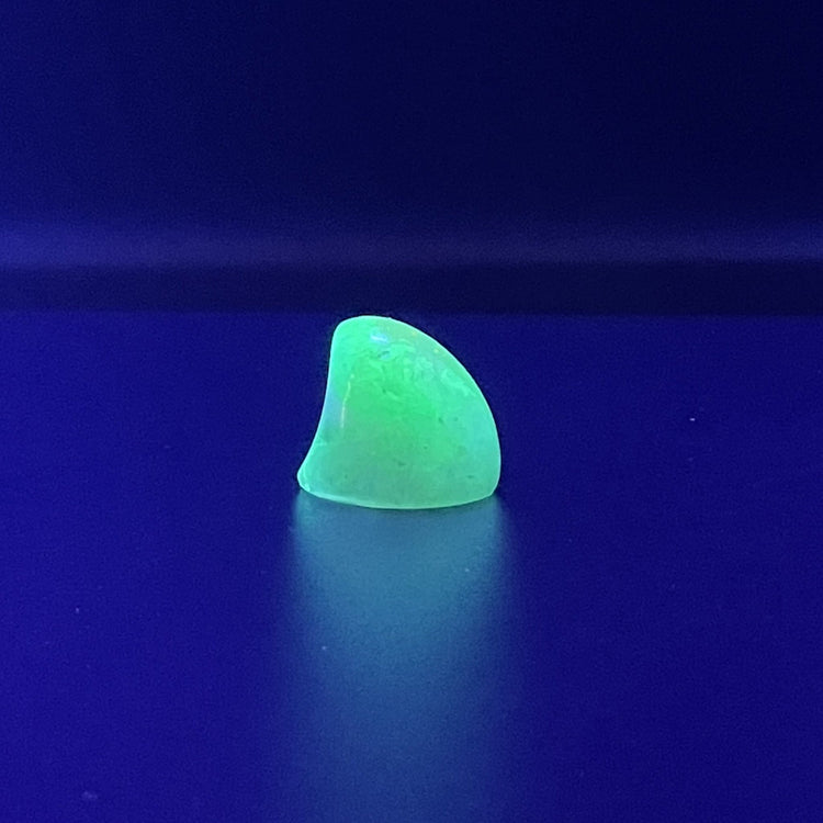 Neon Lemon Lime Chunky Oval Ring - Midnight Studio Rings