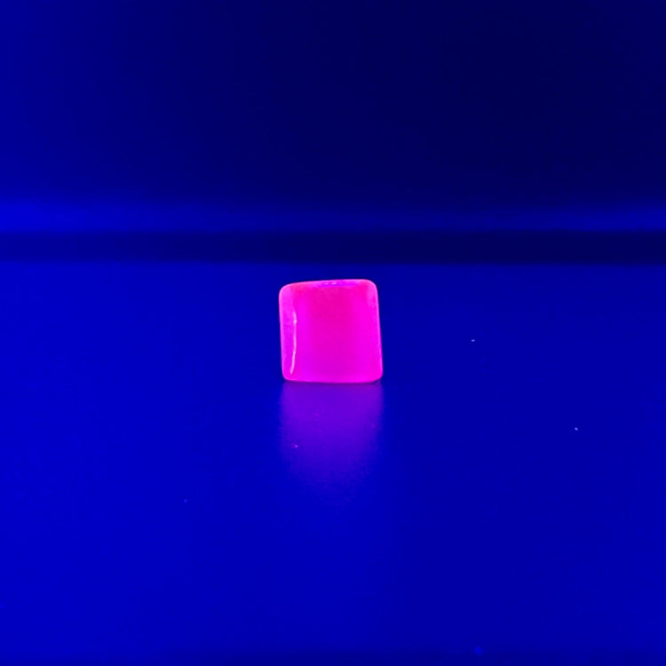 Neon Rose Chunky Square Ring - Midnight Studio Rings