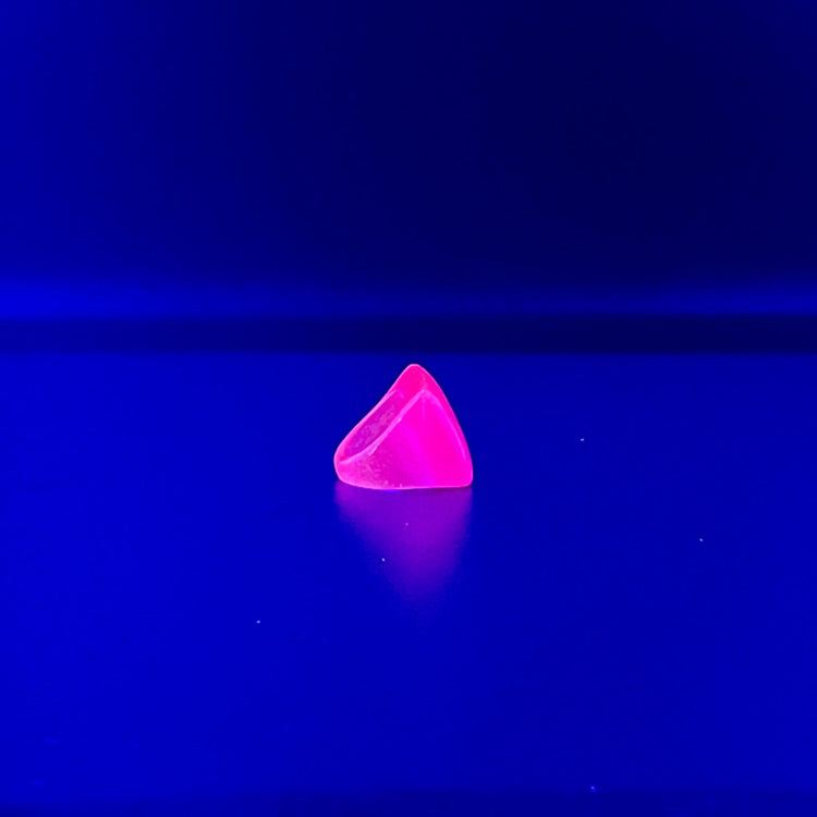 Neon Rose Chunky Square Ring - Midnight Studio Rings