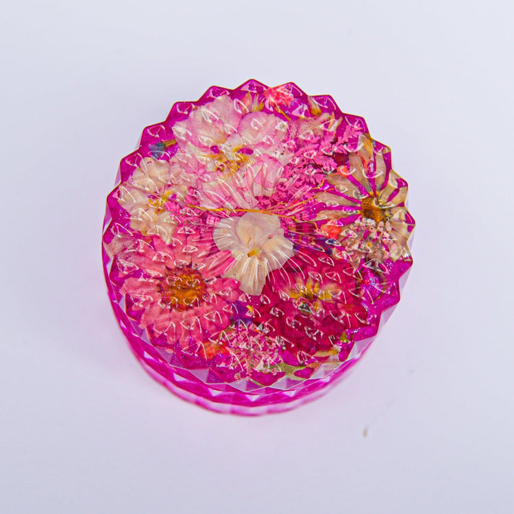 Pink Crystal Storage Jar Container Midnight Studio