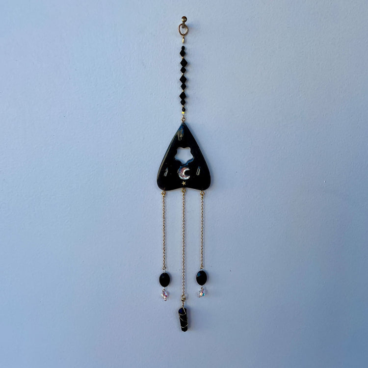 Planchette Crystal Suncatchers - Midnight Studio Black Star Suncatchers