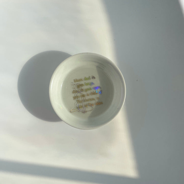 Upcycled Vintage China plate Midnight Studio