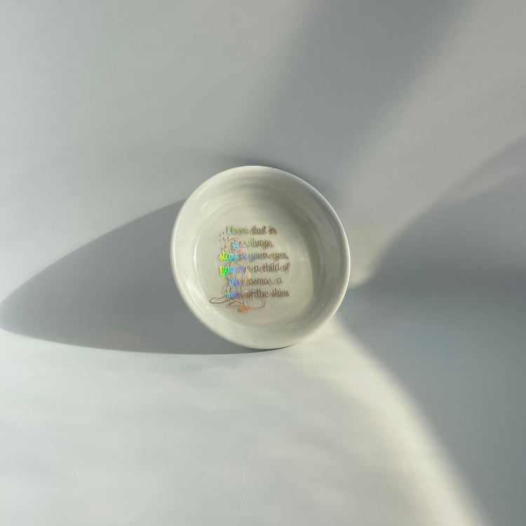 Upcycled Vintage China plate Midnight Studio