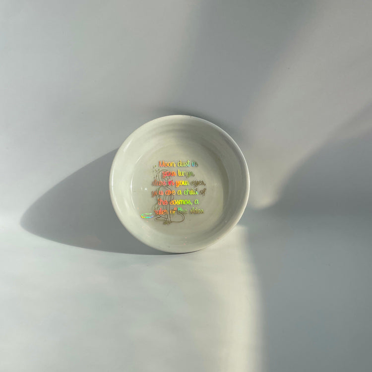 Upcycled Vintage China plate Midnight Studio