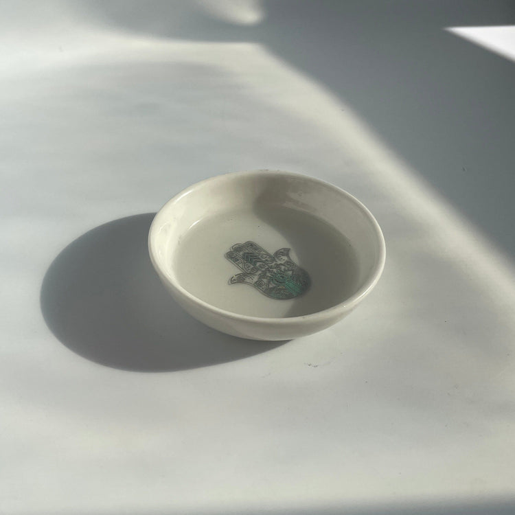 Upcycled Vintage China plate Midnight Studio