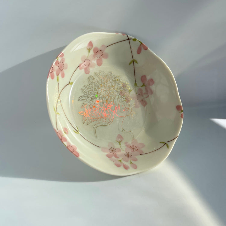 Upcycled Vintage China plate Midnight Studio