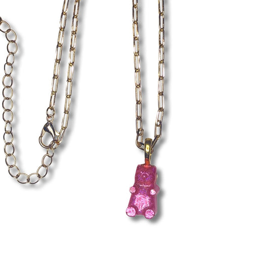 Gummy Bear Pendant Necklace