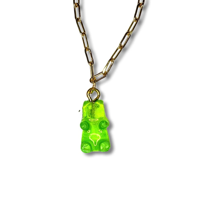 Gummy Bear Pendant Necklace