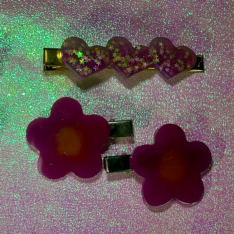 Color Changing Hair Clips