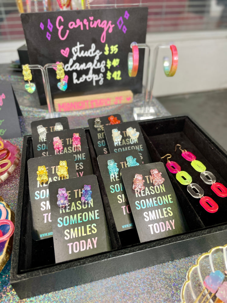 Gummy Bear Stud Earrings