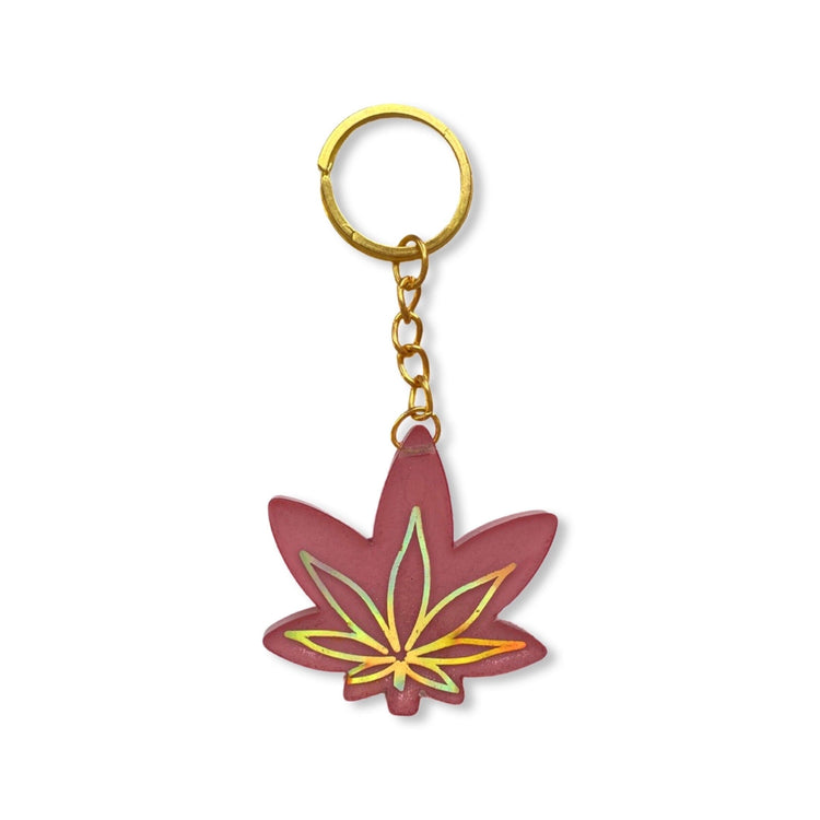 420 Keychains - Midnight Studio Pink with Holographic foil Keychains