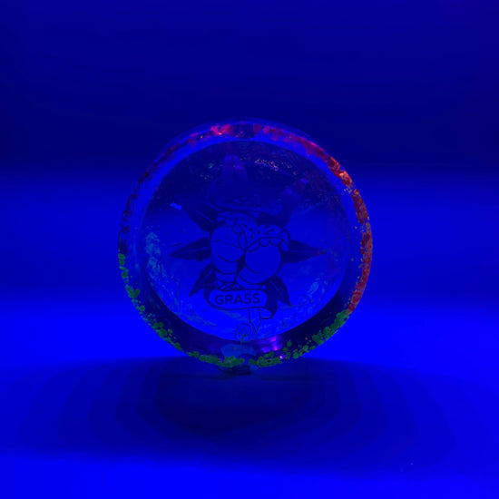 Ass N' Grass Iridescent Holographic Ashtray Ashtrays Midnight Studio 