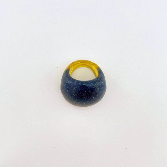 CHUNKY DOME SOLIDARITY RING (2 Styles) - Midnight Studio Rings