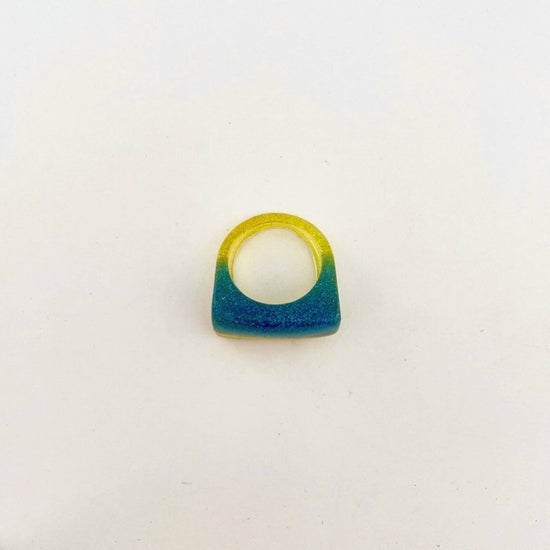 CHUNKY RECTANGLE SOLIDARITY RING - Midnight Studio Rings