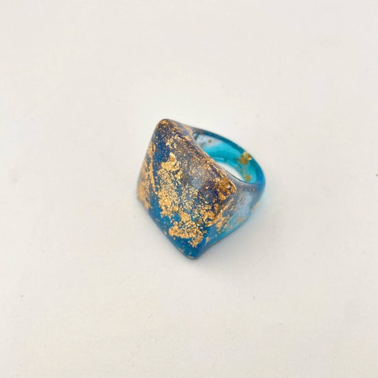CHUNKY SQUARE SOLIDARITY RING (3 Styles) - Midnight Studio Rings