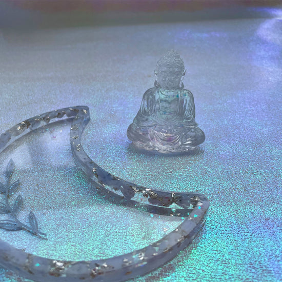 Crystal Moon Tray Altar Set - Midnight Studio Decorative Trays