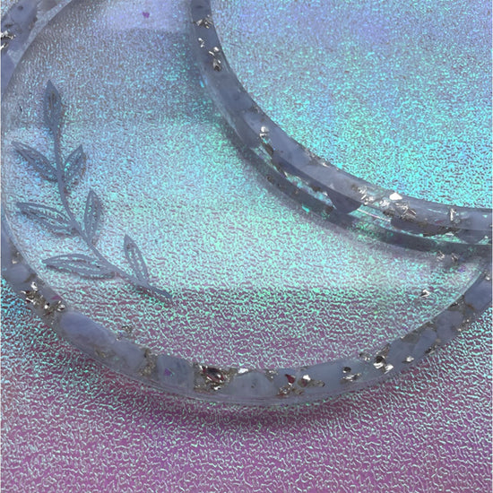 Crystal Moon Tray Altar Set - Midnight Studio Decorative Trays