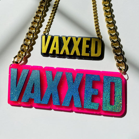CUSTOM "Big Papi XL" VAXXED Necklace - Midnight Studio Necklace