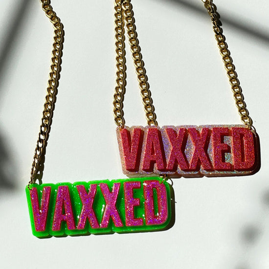 CUSTOM "Rick Ross" VAXXED Chain Necklace - Midnight Studio Necklaces