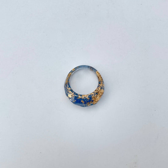 FACETED BUBBLE SOLIDARITY RING (3 styles) - Midnight Studio Rings