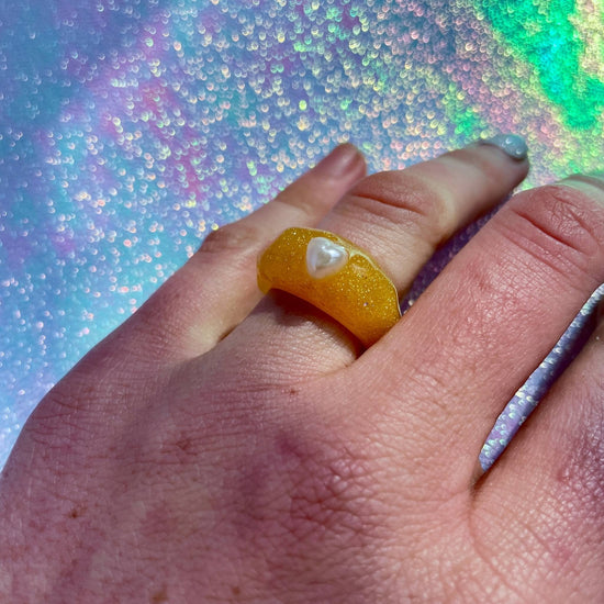 FACETED BUBBLE SOLIDARITY RING (3 styles) - Midnight Studio Rings