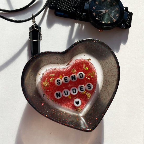 HEART DISH - Midnight Studio Send Nudes Decorative Bowls
