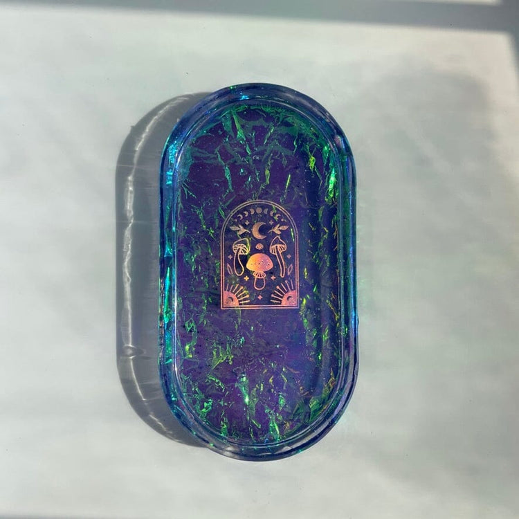 Holographic Magic Shroom Trays Tray Midnight Studio Purple to Blue (Changes color at 86F) 