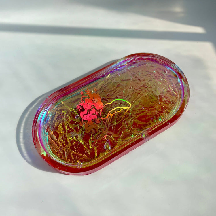 Holographic Red Tray Tray Midnight Studio 