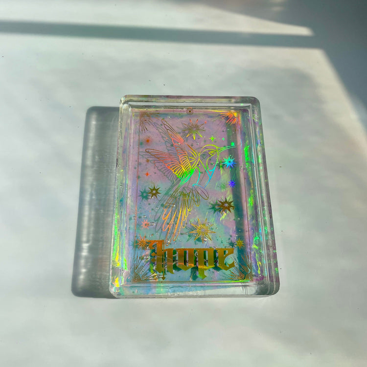 Holographic Tarot Card Trays Tray Midnight Studio Hope 