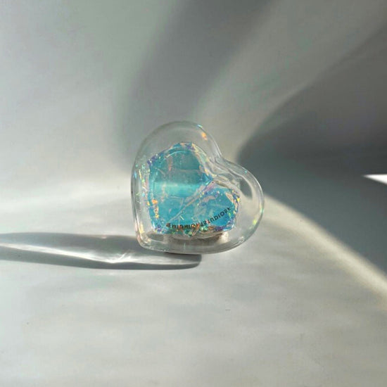 Iridescent Holographic Heart Dish - Midnight Studio Decorative Bowls